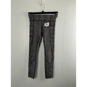 Lululemon  Size 4 Speed Up Tight 28 Full-On Luxtreme Black White Static Pattern